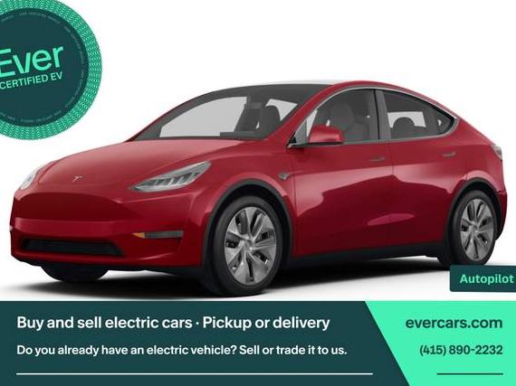 TESLA MODEL Y 2021 5YJYGDEE5MF261173 image